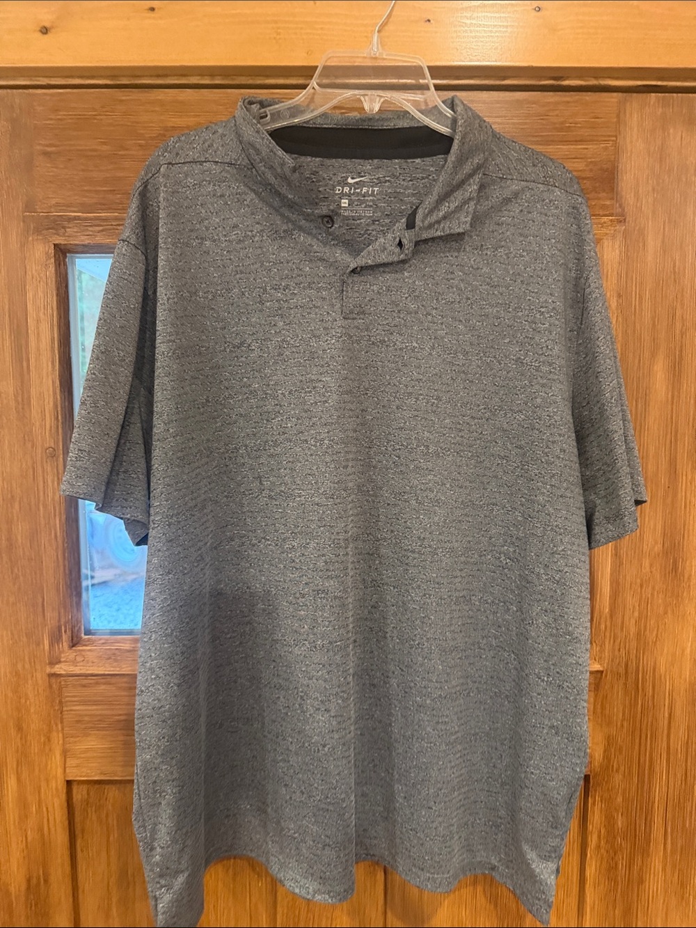 Nike Men's Heather Gray Dri-FIT Polo - Gray xxl